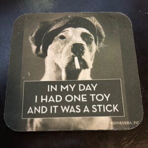 Stanley Black and White Dog Toy